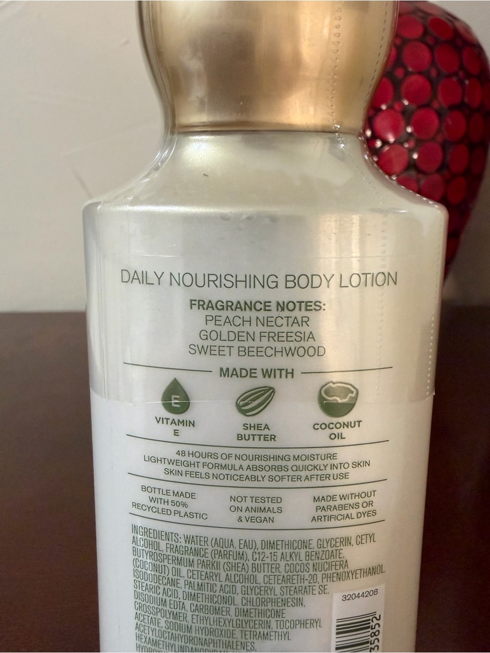 NWT Vera Bradley x Bath & Body Works Peach Blossom & Nectar Lotion 8oz - Picture 6 of 15